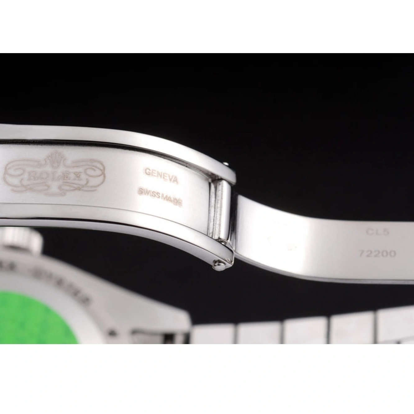 MiroTime 1029 Rolex Day-Date Polished Stainless Steel White Dial